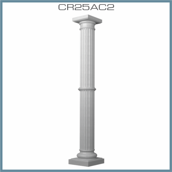 Columna Redonda Acanalada Ø 25 cm (CR25A1 / CR25AC2)