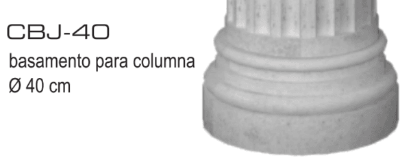 basamento para columna Ø 40 cm