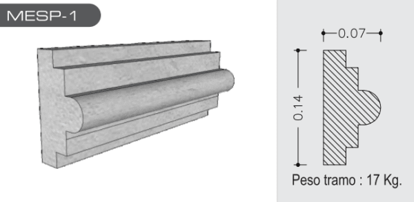 Moldura de vista MESP-1