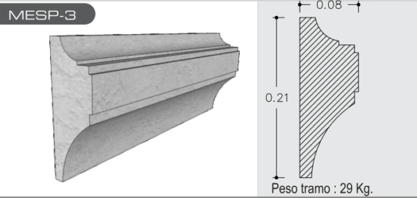 Moldura de vista MESP-3