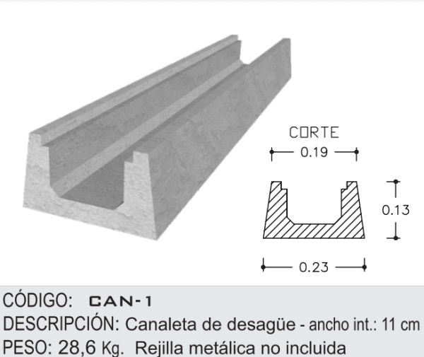 Canaleta de desague - Image 2