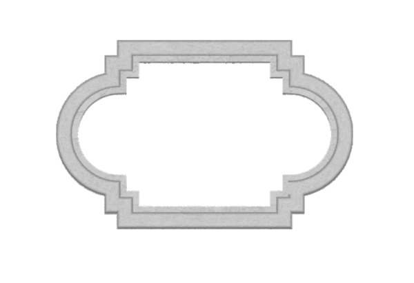Marco de cuadrifoglio Rectangular