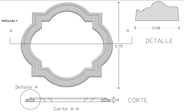 Marco de cuadrifoglio 75 CM - Image 3