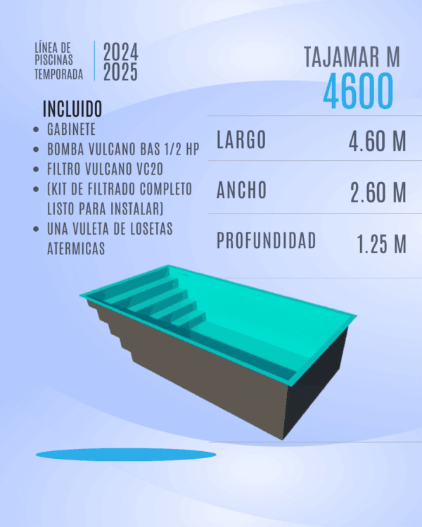 Pileta M4600