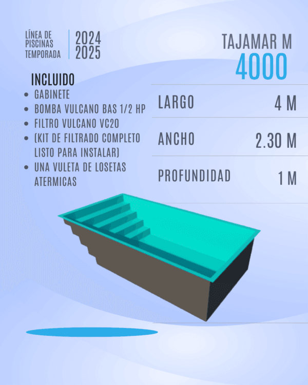 Pileta M4000