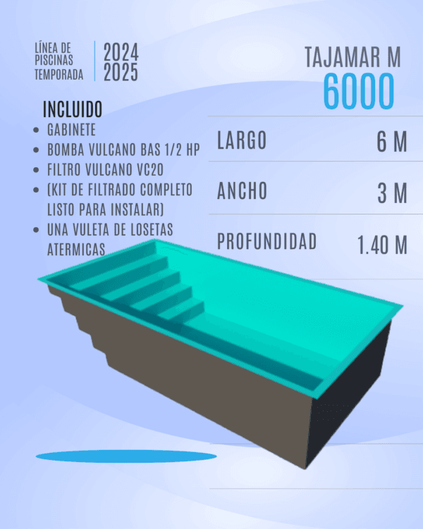 Pileta M6000
