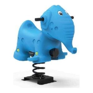 Juego de Resorte Elefante Celeste